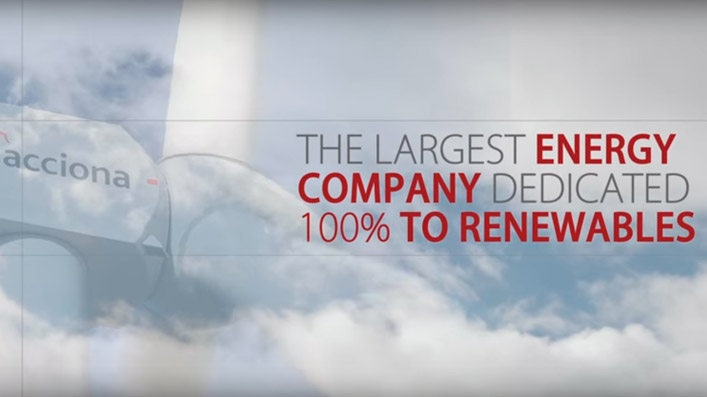 ACCIONA, the largest energy company dedicated 100% to renewable